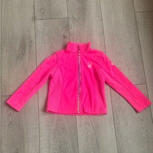 Spyder Kids Pink Zip-Up